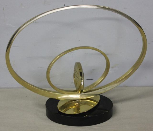 Midcentury Gilt Metal Sculpture 15f698