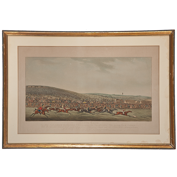 Epsom Races Lithograph American 15f801