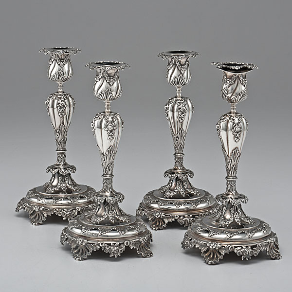 Victorian Sterling Candlesticks 15f7fc