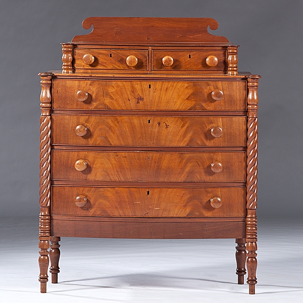 Bowfront Chest of Drawers American
