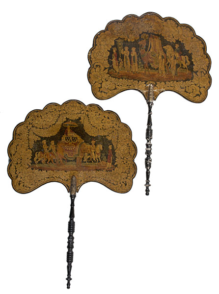 Victorian Chinoiserie Hand Fans