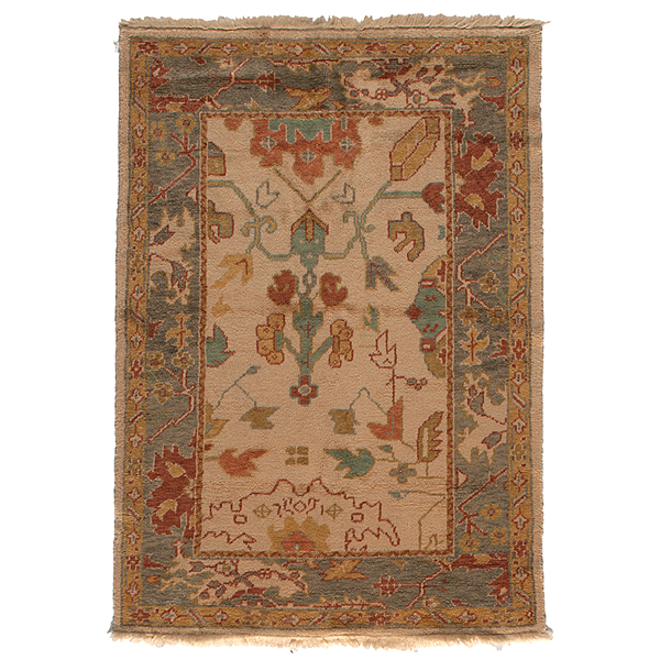 Oushak Rug Turkish a wool Oushak 15f8dc