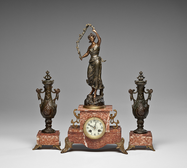 French Clock Garniture Set French