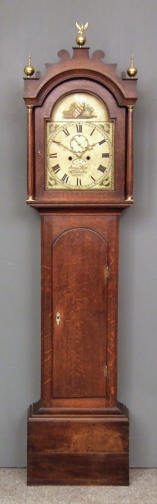 An early 19th Century oak longcase 15d1f5