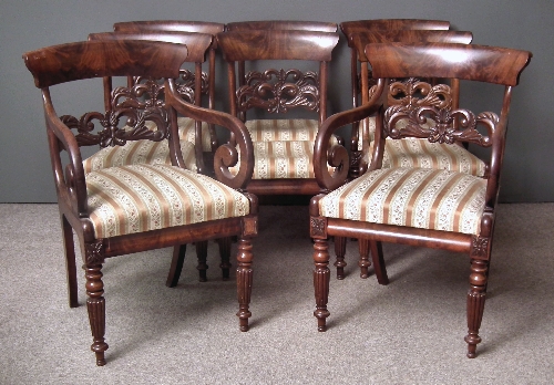 A set of eight George IV mahogany 15d1fb