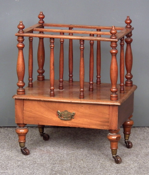 A late Victorian mahogany two division 15d22b