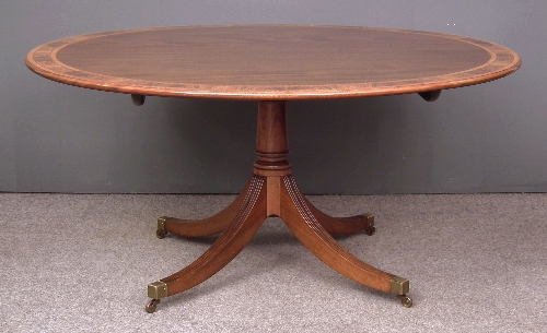 A modern mahogany circular dining 15d237