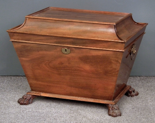 A George IV mahogany rectangular 15d246