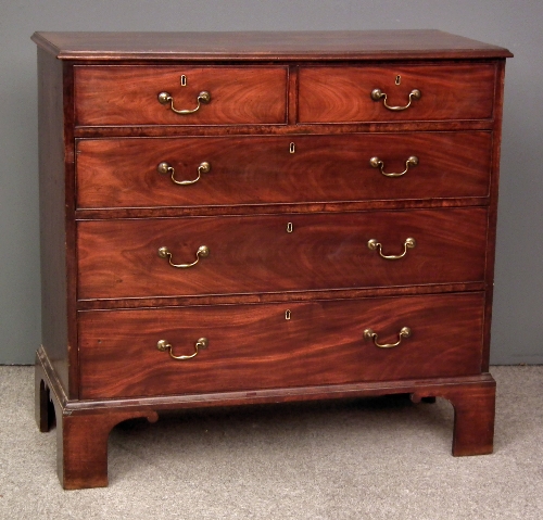 A George III mahogany chest of 15d261