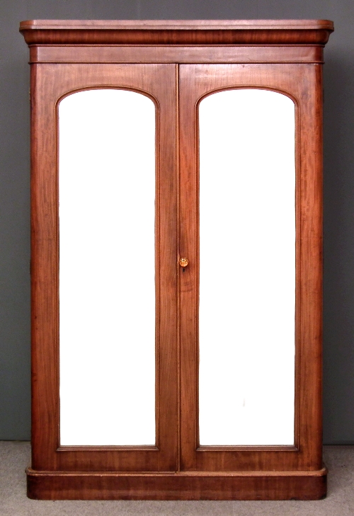 A Victorian mahogany wardrobe with 15d26f