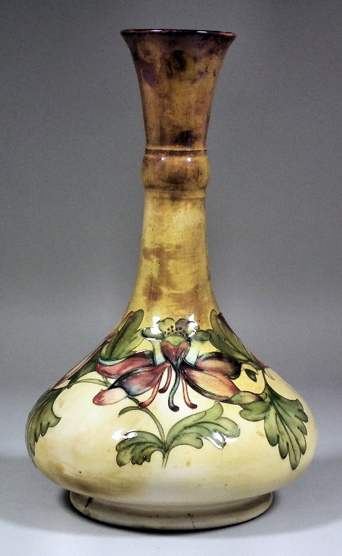 A Moorcroft pottery lamp base tube 15d279