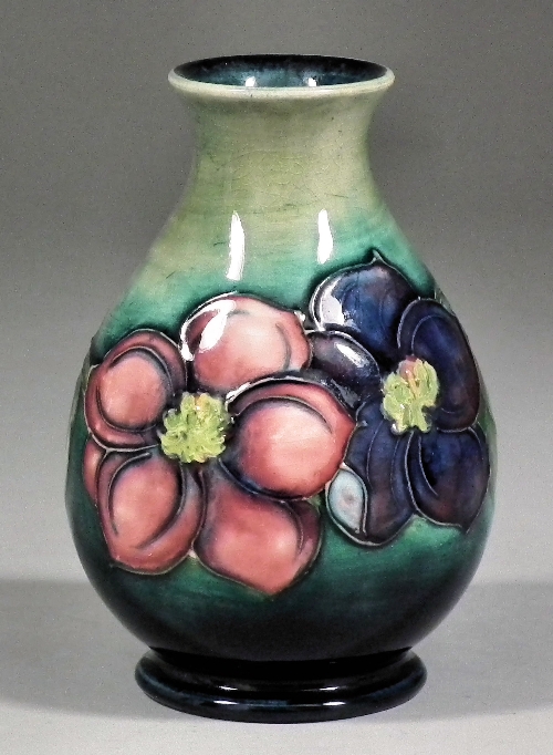 A Moorcroft pottery bulbous bud vase