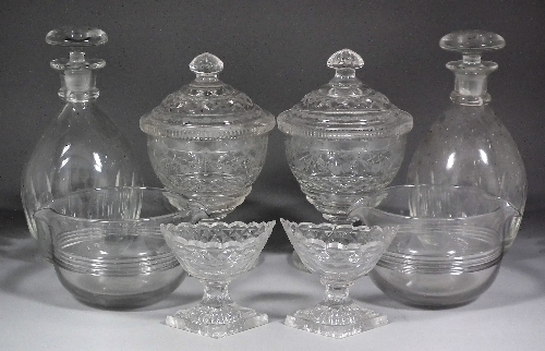 A pair of late 18th Century cut glass 15d2b7