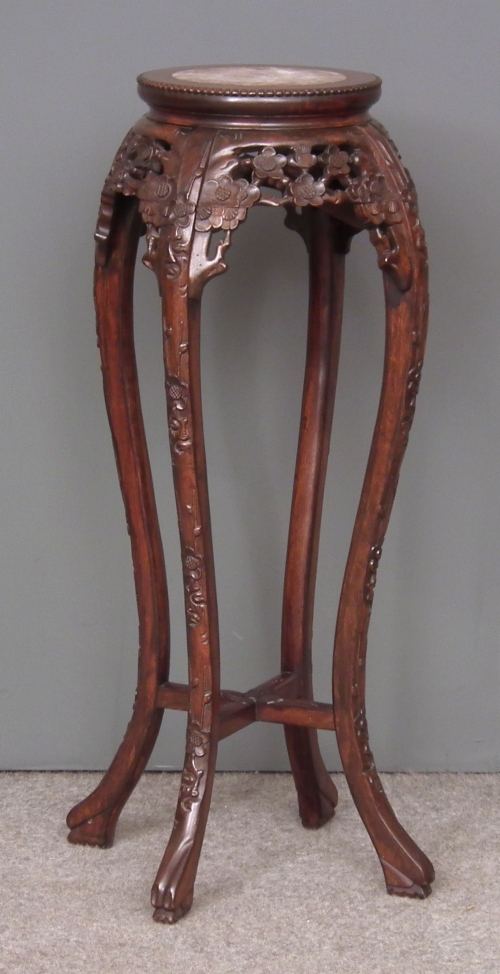 A Chinese rosewood circular jardiniere 15d2ed