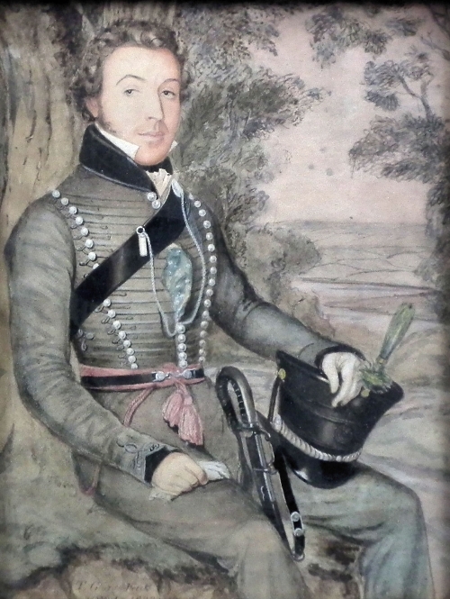 T George Watercolour Officer 15d31f