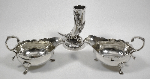 A pair of 18th Century silver oval 15d392