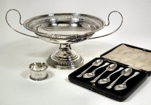 A George V silver two handled tazza 15d3a1
