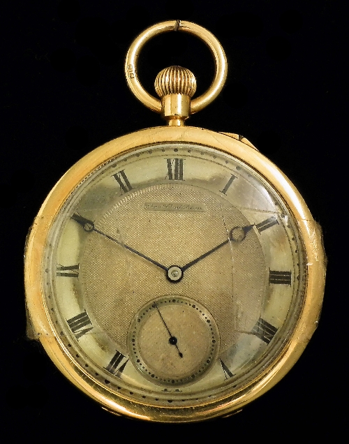 A George V gentleman's 18ct gold
