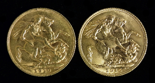 An Edward VII 1910 Sovereign fine  15d42c