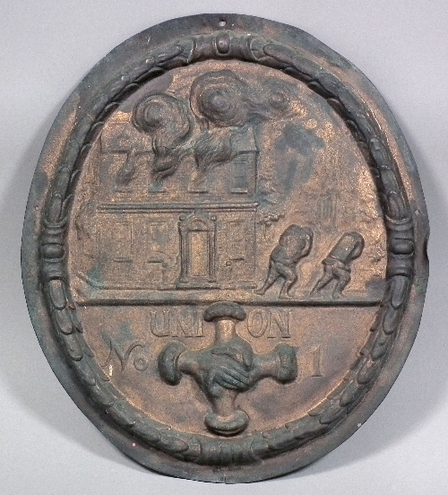 An embossed copper oval copy of 15d4aa