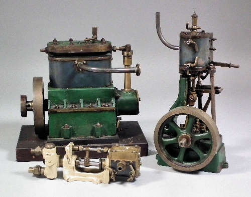 Two scratch built models of steam