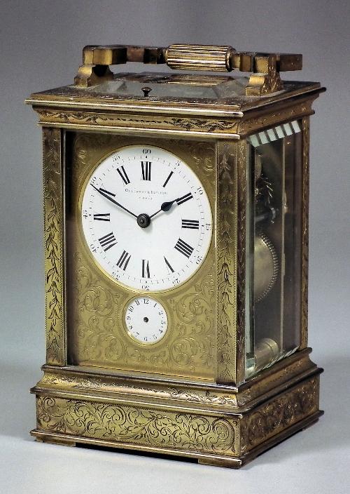 A 19th Century French carriage clock