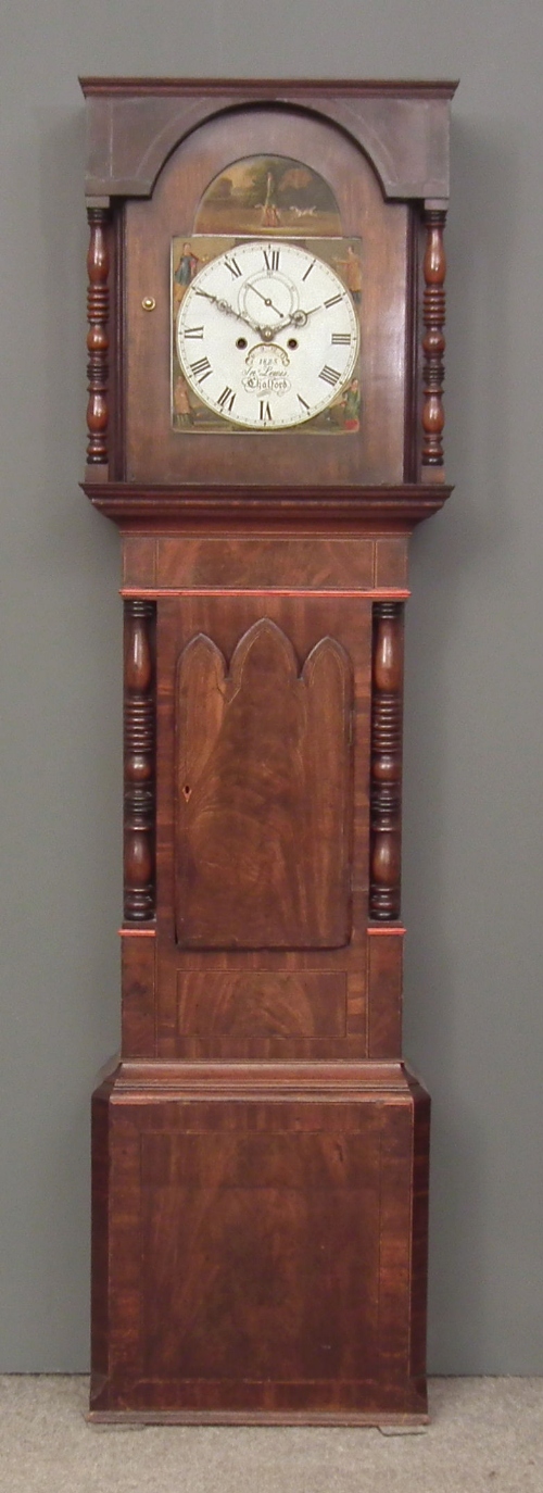 An early 19th Century mahogany longcase