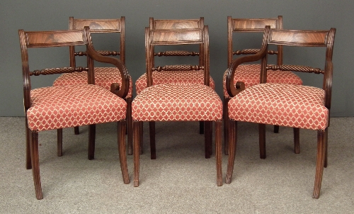 A set of six George III mahogany 15d4f6