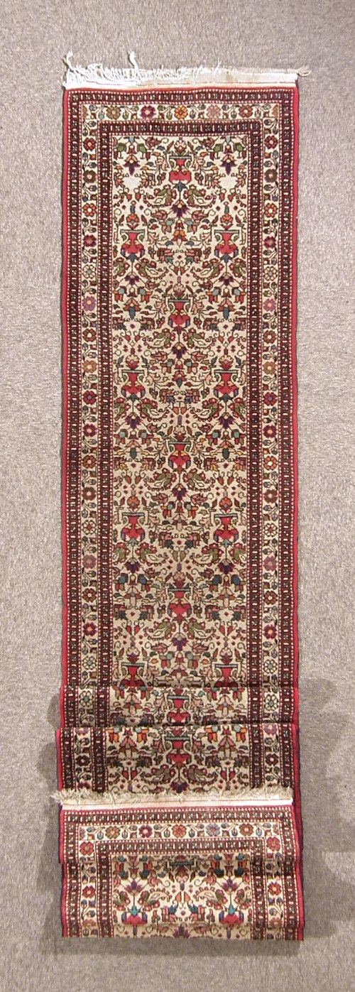 A Hamadan runner woven in colours 15d4f3