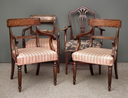 A pair of George III mahogany open 15d50b