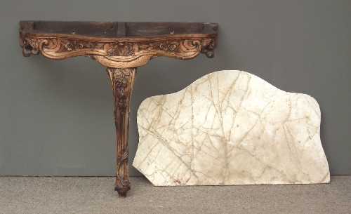 A 19th Century oak console table 15d526