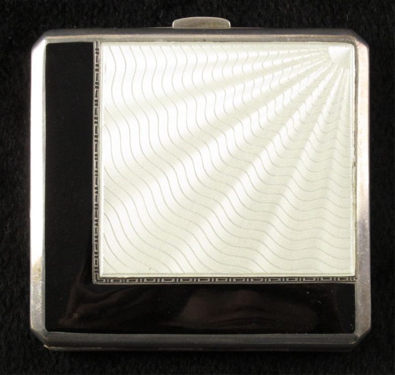 Art Deco Sterling Silver Cigarette 15d5b0