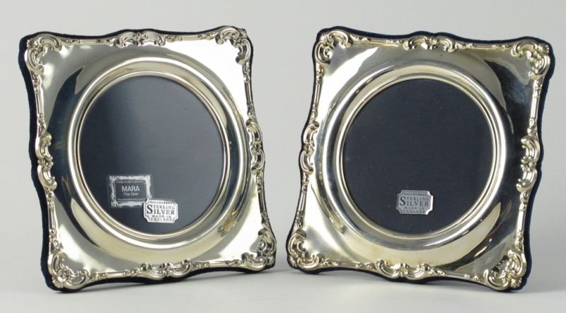 Pair of English Sterling Picture