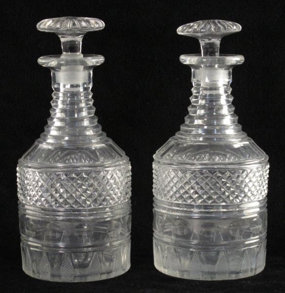 Pair of 19th Century Cut Glass 15d5cd