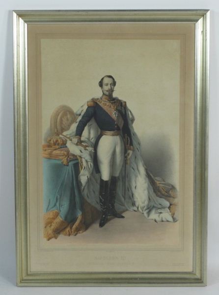 Napoleon III Lithograph by Franz