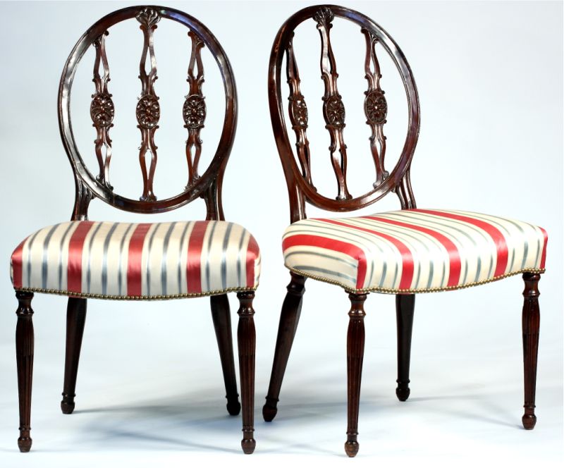 Two Sheraton Style Side Chairscirca