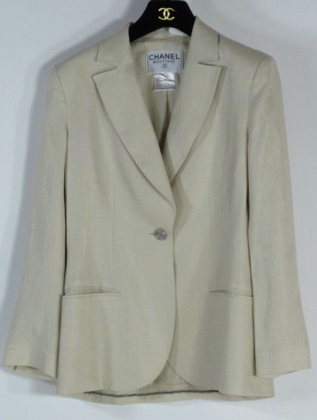 Linen Jacket Chanelsimply designed