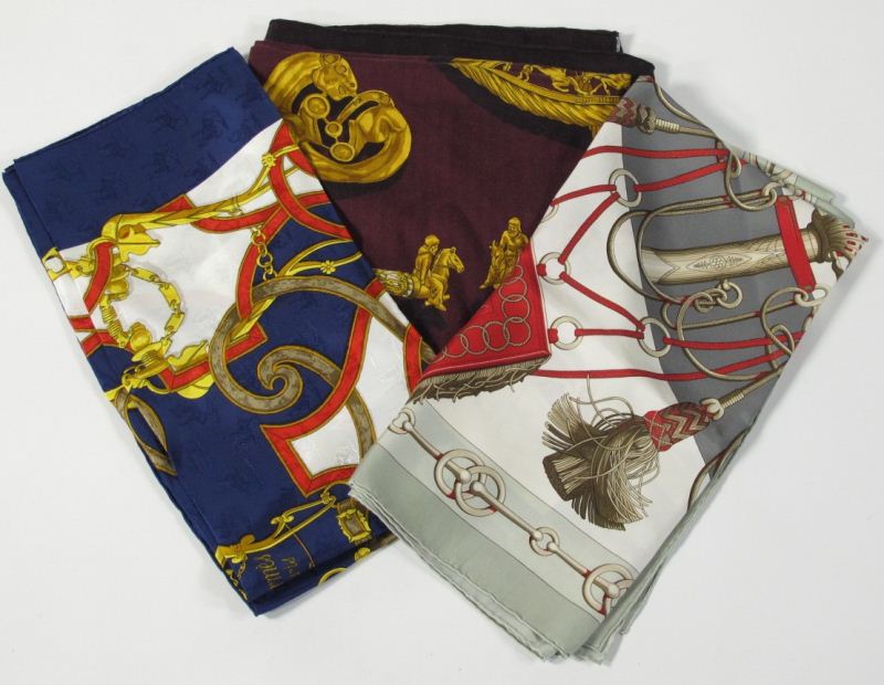 Group of Silk and Cashmere Scarves