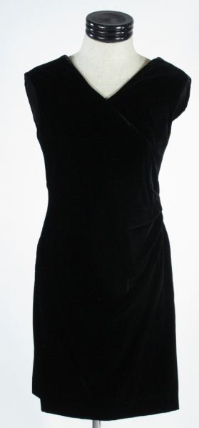 Black Sheath Dress Armaniwith asymmetrical