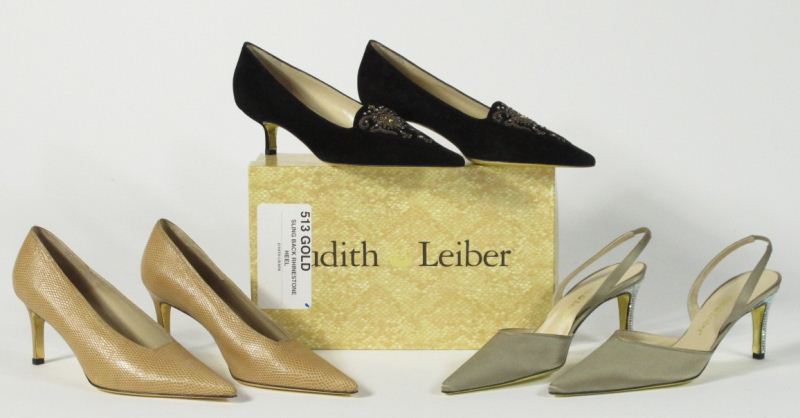 Three Pairs of Shoes Judith Leiberincluding 15d6c5