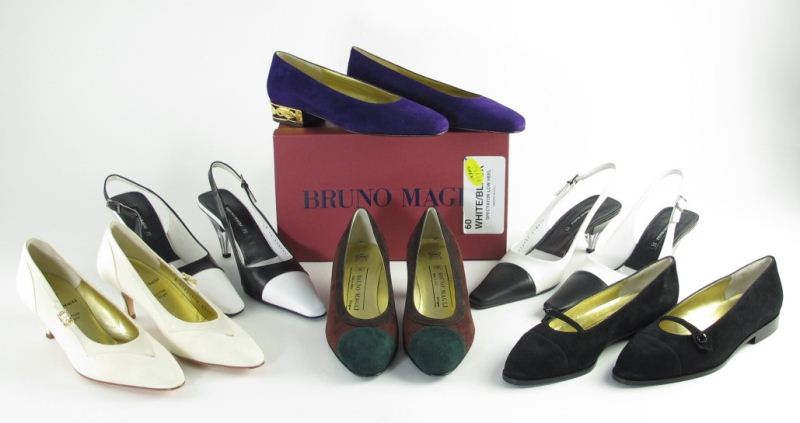 Six Pairs of Designer Shoes Bruno