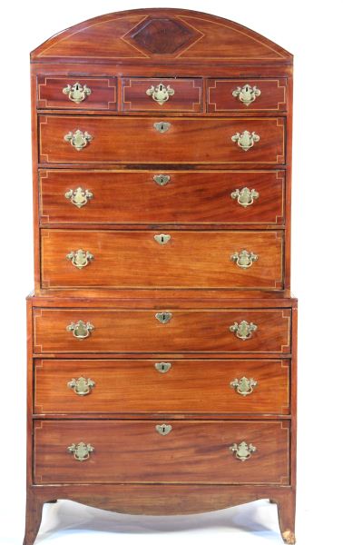 Antique Inlaid Chest on Chestlate