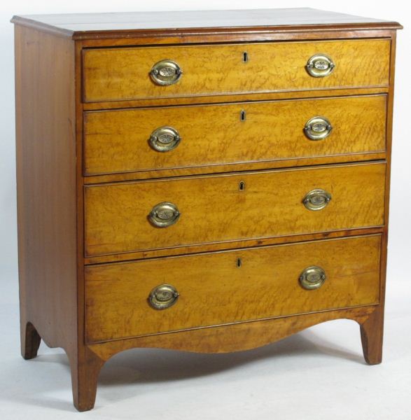 19th Century Cherry and Maple Bachelor s 15d779