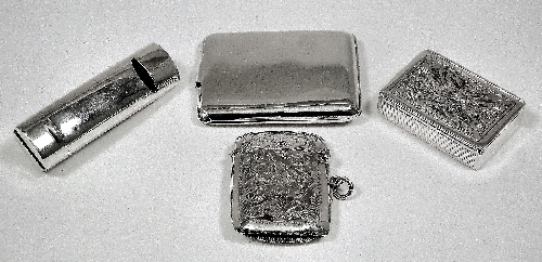 A George V silver combined whistle 15d7b0