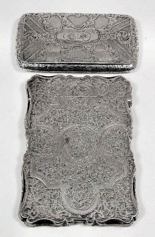 A Victorian silver rectangular 15d7b8