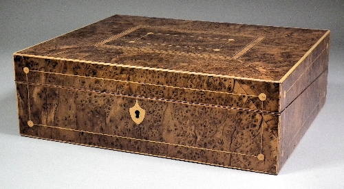 An early 19th Century burr yewwood