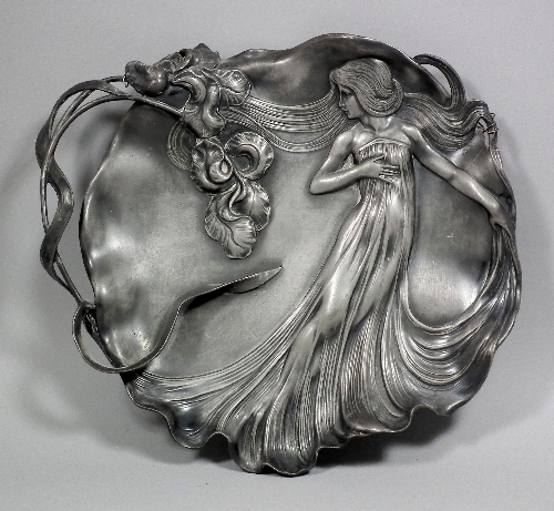 An early 20th Century Continental pewter