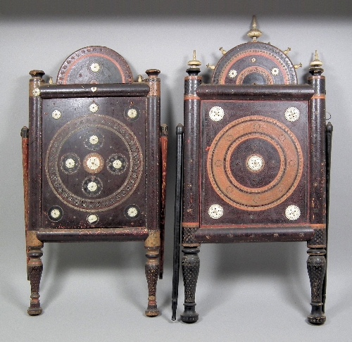 A pair of 19th Century Indian ebonised 15d8bb