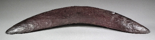 An Australian Aboriginal chip carved