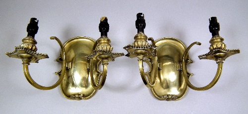 A pair of 19th Century brass two 15d8d2